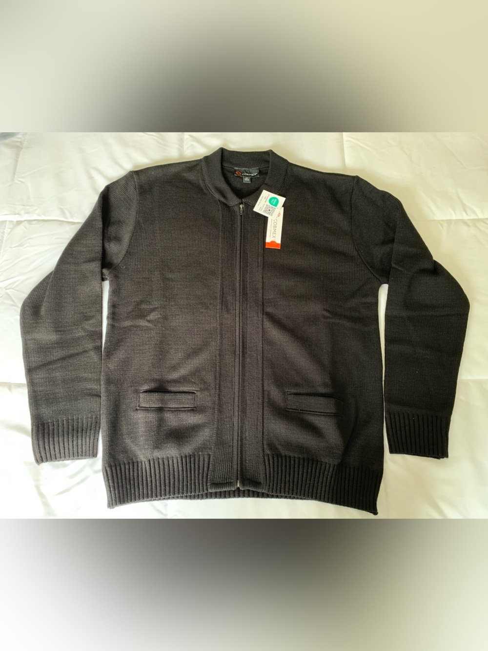 New with tags COBMEX unisex zip up sweater size S